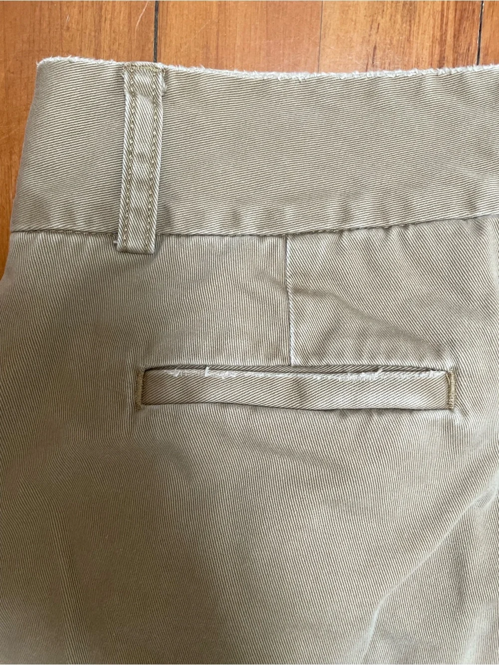 J Crew vintage flannel-lined khaki pants - size 2